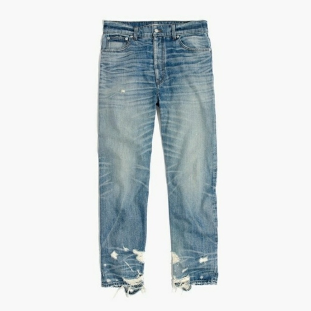 Madewell Rivet & Thread High Rise Slim Boyjeans - image 2